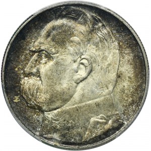 Piłsudski, 10 złotych 1938 - PCGS MS63