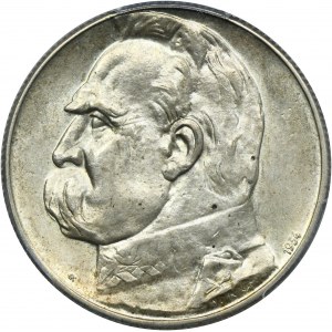 Pilsudski Rifleman, 5 zl. 1934 - PCGS MS63