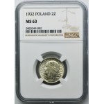 Head of a Woman, 2 gold 1932 - NGC MS63