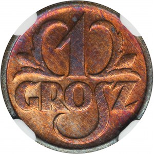 1 cent 1934 - NGC MS65 RB