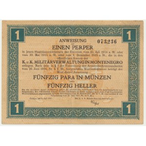 Montenegro, 1 Perper 1917