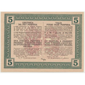 Montenegro, 5 Perper 1917