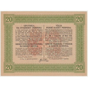 Čierna Hora, 20 perper 1917