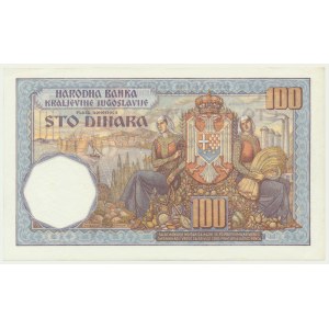 Jugoslávie, 100 dinárů 1934