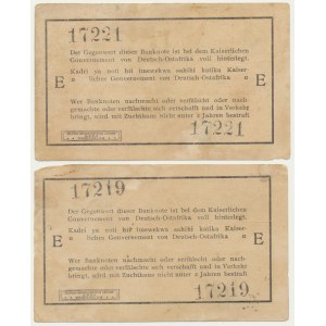 Germany, East Africa, 1 Rupie 1915 (2 pcs.)