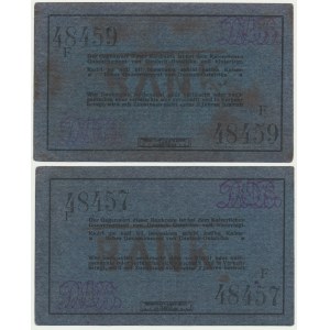 Německo, východní Afrika, 5 rupií 1916 (2 kusy).