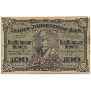 Německo, východní Afrika, 100 rupií 1905