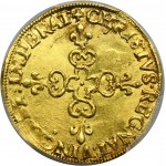 Henry III of France, Ecu d'or Paris 1584 A - PCGS MS61 - RARE