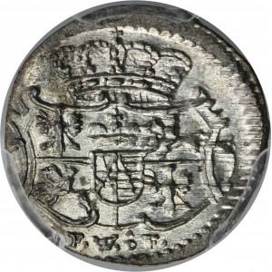 Augustus III of Poland, Heller Dresden 1747 FWôF - PCGS MS65