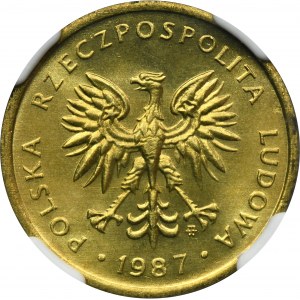 2 zlaté 1987 - NGC MS67