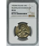 10 000 zlatých 1992 Wladyslaw III Varnañczyk - NGC MS66