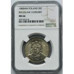 50 złotych 1980 Bolesław I Chrobry - NGC MS66