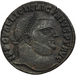 Roman Imperial, Licinius I, Follis - RARE, HTB in exerque