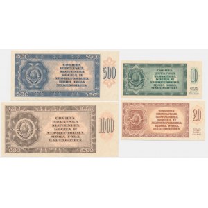 Juhoslávia, 10-1000 dinárov 1950 - jednostranná