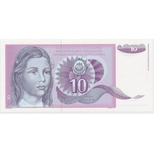 Yugoslavia, 10 Dinara 1991