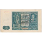 50 złotych 1941 - D - ze stemplem REGUŁA -