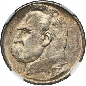 Piłsudski, 2 złote 1934 - NGC MS61