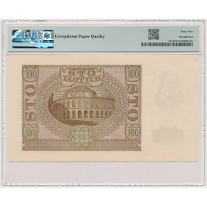 100 zlotých 1940 - B - padělek ZWZ - PMG 64 EPQ