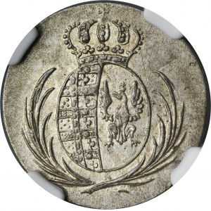 Varšavské knížectví, 5 groszy Warsaw 1811 IB - NGC AU DETAILY