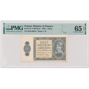 1 złoty 1938 - ID - PMG 65 EPQ