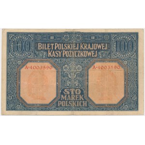 100 marek 1916 - Generał - wysoki numer