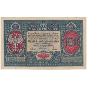 100 marek 1916 - General - 7 figur - pěkné