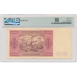 100 zloty 1948 - M - PMG 35 - rare series