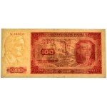 100 zlotých 1948 - M - PMG 35 - vzácná série