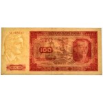 100 zloty 1948 - M - PMG 35 - rare series