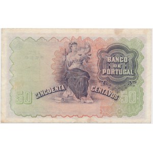 Portugalsko, 50 centov 1918