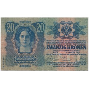 Austria, 20 Kronen 1913