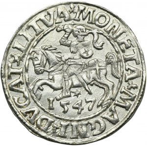 Sigismund II August, 1/2 Groschen Vilnius 1547 - LI/LITVA