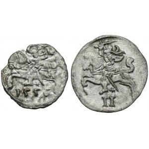 Set, Sigismund II August, Denarius and 2 Denarius Vilnius (2 pcs.)