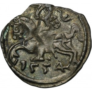 Sigismund II August, Denarius Vilnius 1554