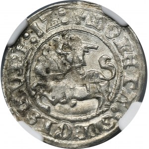 Žigmund I. Starý, polgroš Vilnius 1512 - NGC MS62