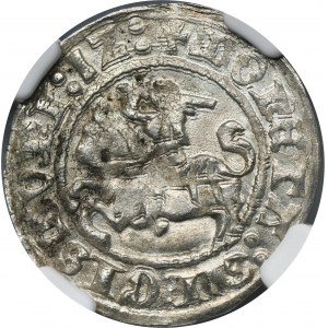 Sigismund I the Old, 1/2 Groschen Vilnius 1512 - NGC MS62