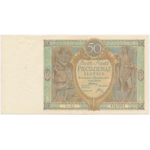 50 złotych 1929 - Ser. B.D. - ładny i naturalny