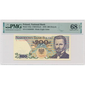 200 złotych 1976 - G - PMG 68 EPQ
