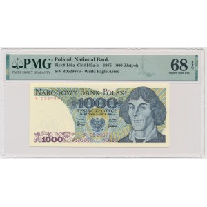 1.000 złotych 1975 - R - PMG 68 EPQ