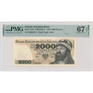 2.000 złotych 1979 - T - PMG 67 EPQ
