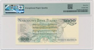 5.000 złotych 1982 - M - PMG 66 EPQ - bardzo rzadkie