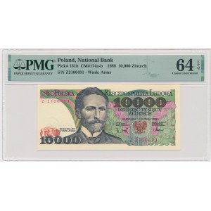 10.000 złotych 1988 - Z - PMG 64 EPQ