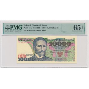 10.000 złotych 1987 - R - PMG 65 EPQ