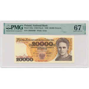 20.000 złotych 1989 - C - PMG 67 EPQ