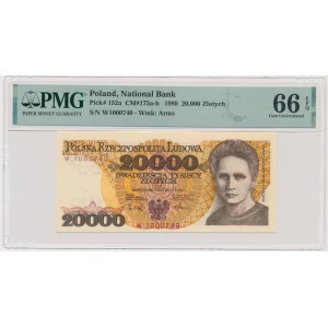 20,000 zl 1989 - Y - PMG 66 EPQ