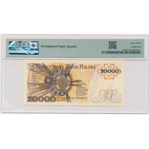 20.000 złotych 1989 - T - PMG 67 EPQ
