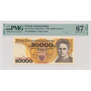 20.000 złotych 1989 - Z - PMG 67 EPQ