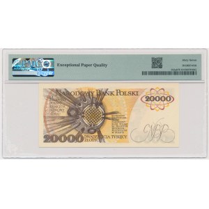 20.000 złotych 1989 - Z - PMG 67 EPQ