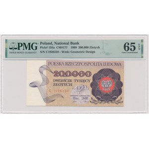 200.000 złotych 1989 - C - PMG 65 EPQ - poszukiwana