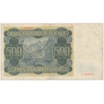 500 zlotých 1940, falzifikát Londýn - nezbierané z obehu - ZRADKO